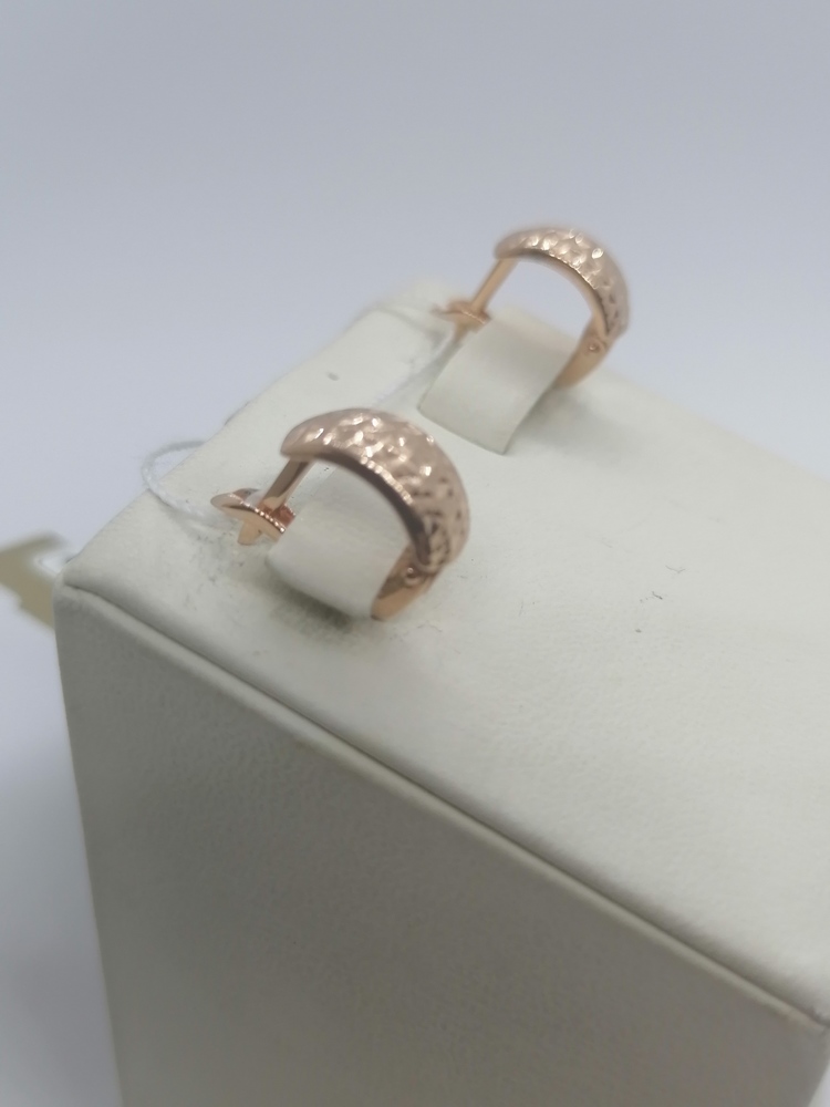 СЕРЬГИ БЕЗ КАМНЯ (Au 585)