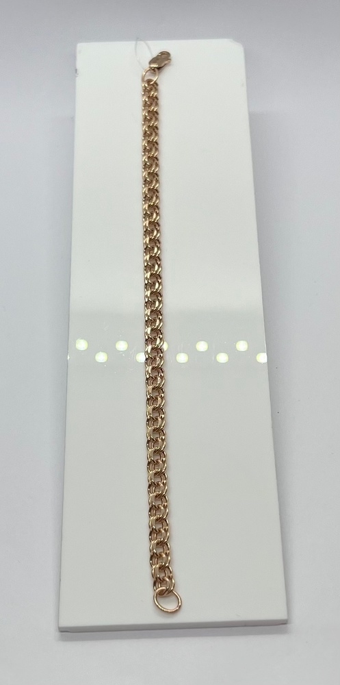 БРАСЛЕТ ПУСТОТЕЛЫЙ Бисмарк (Au 585)