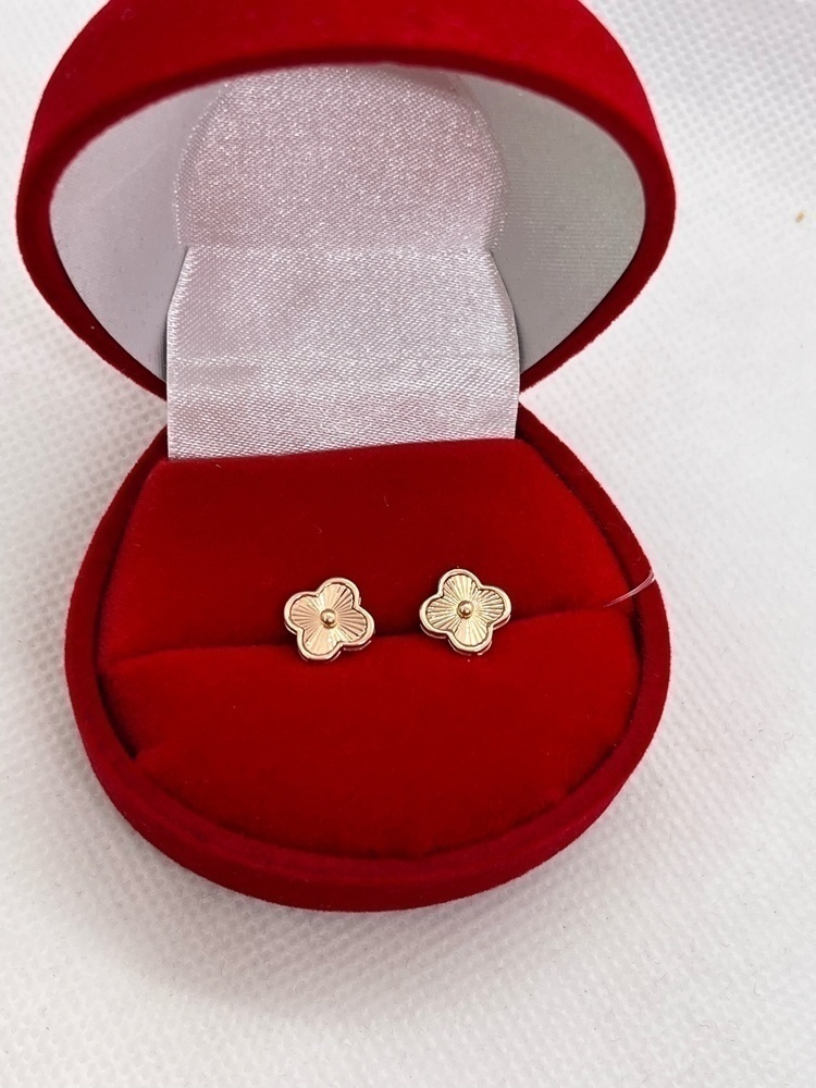 СЕРЬГИ ПУСЕТЫ без камня (Au 585)