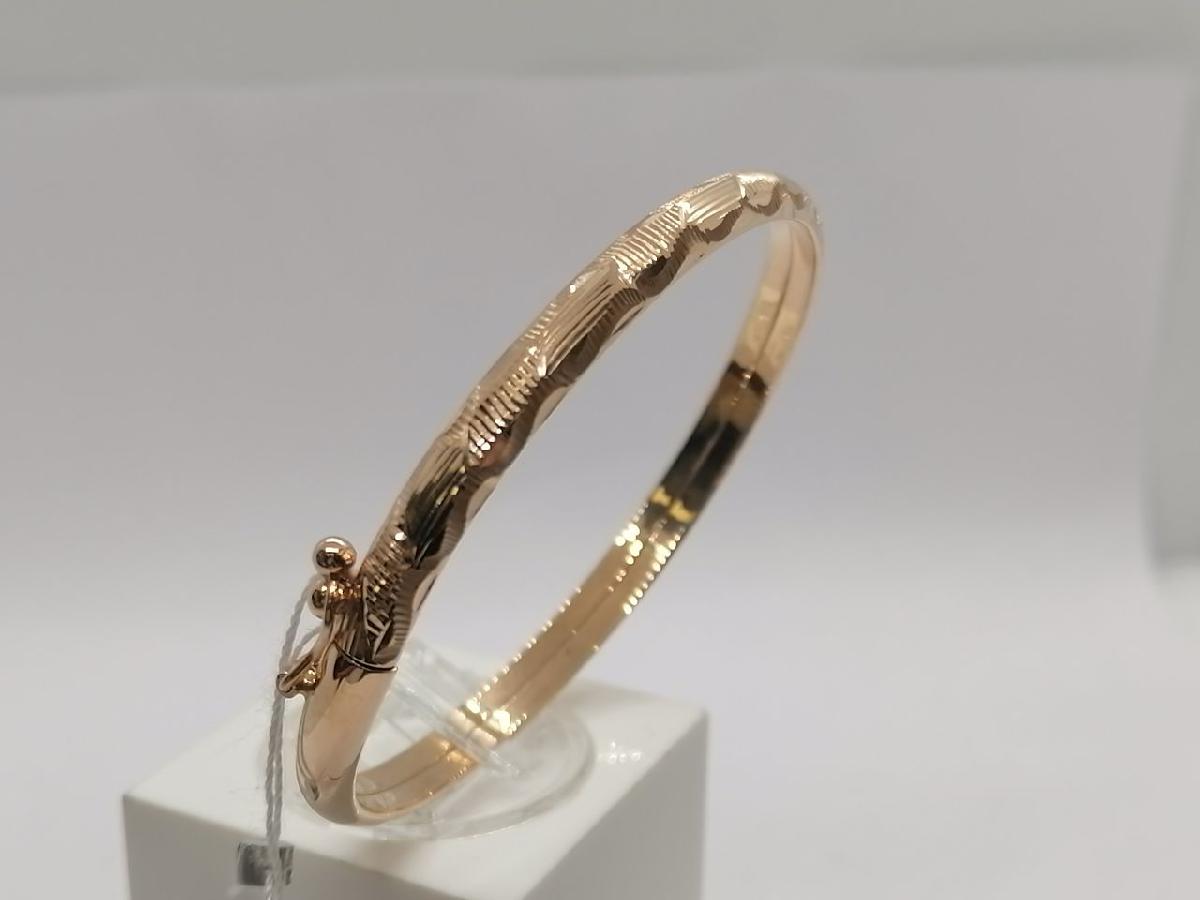 А 022164 БРАСЛЕТ ЖЕСТКИЙ без камня (Au 585)