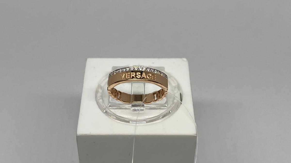 1106126 КОЛЬЦО С КАМНЯМИ (Au 585)