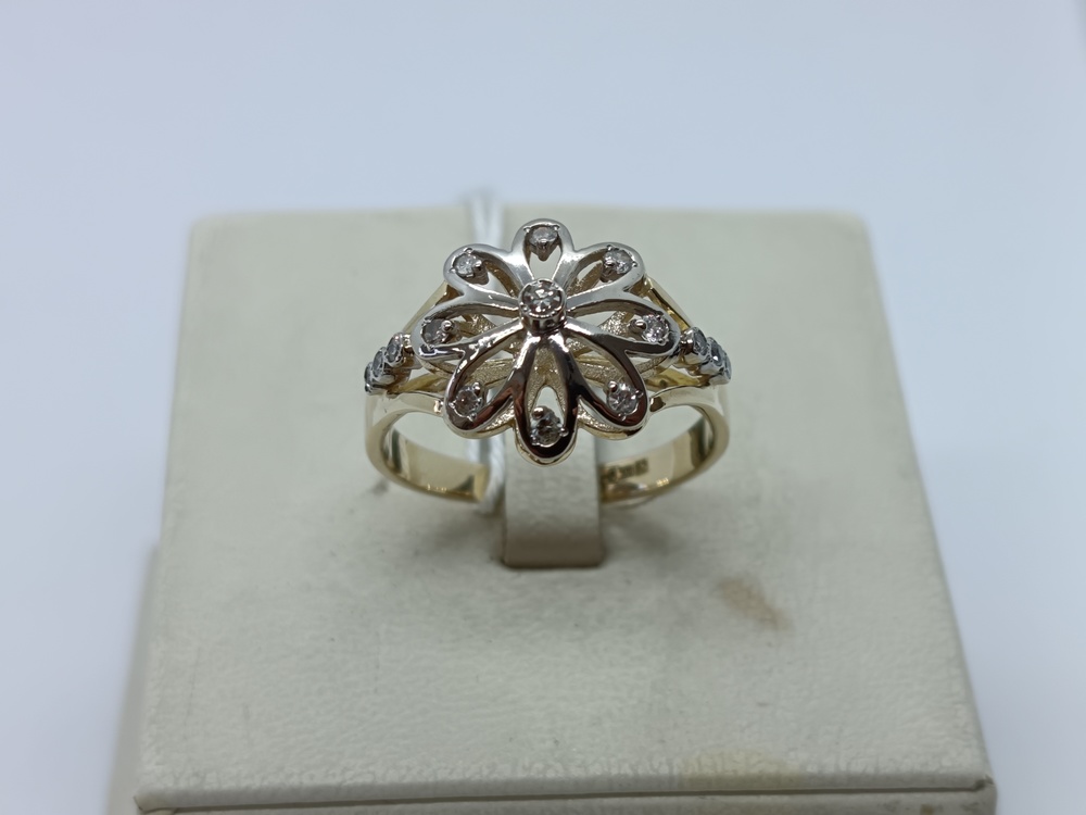 КОЛЬЦО БРИЛЛИАНТ Au 500