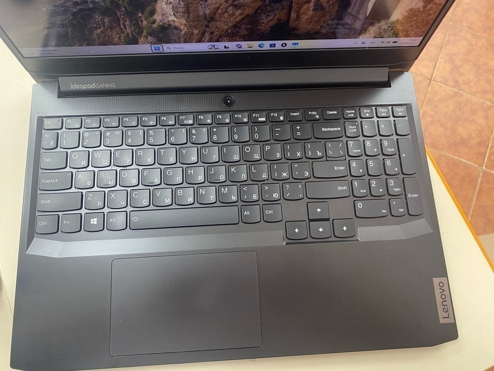 Ноутбук Lenovo; Ryzen 5 5600H, GeForce RTX 3050, 16 Гб, 256 Гб, Нет