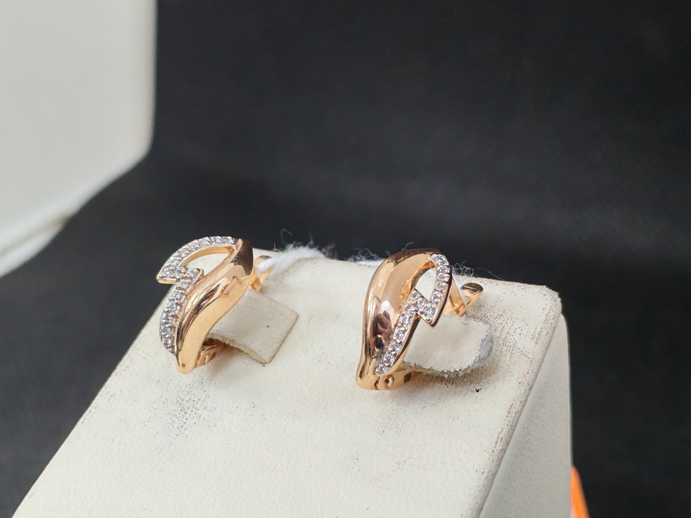 СЕРЬГИ С КАМНЯМИ (Au 585)