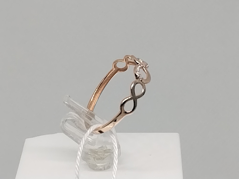 КОЛЬЦО С КАМНЯМИ (Au 585)