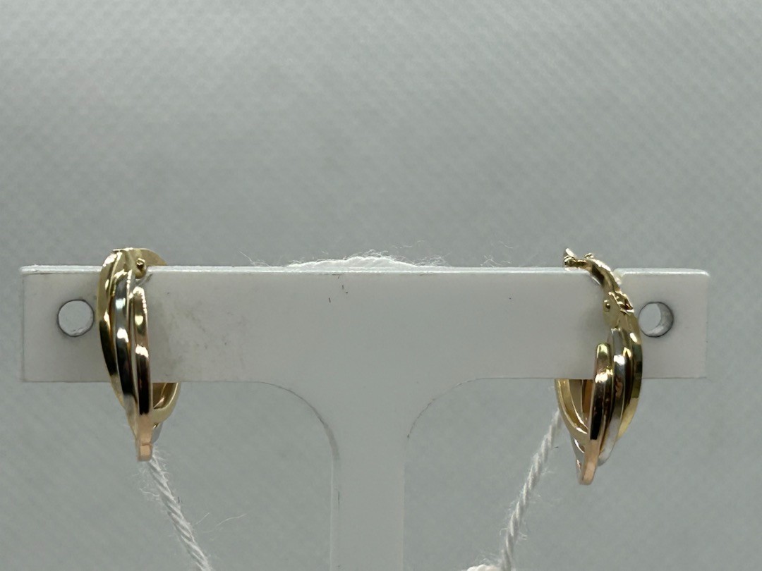 СБКМ585 СЕРЬГИ БЕЗ КАМНЯ (Au 585)