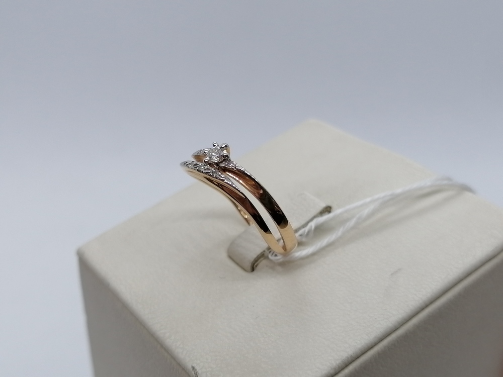 КОЛЬЦО БРИЛЛИАНТ Au 585