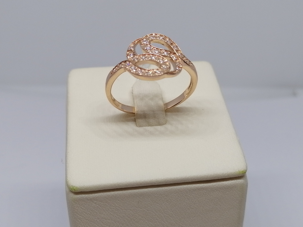 КОЛКМИ585 КОЛЬЦО С КАМНЯМИ (Au 585)