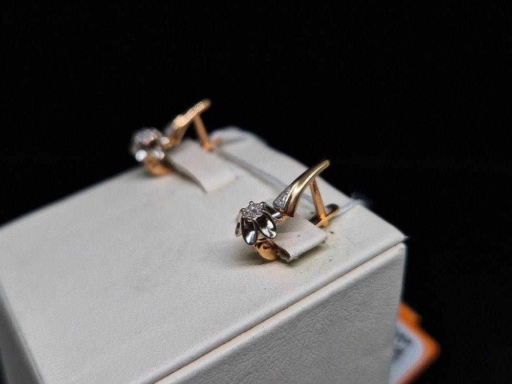 СЕРЬГИ БРИЛЛИАНТ (Au 585)