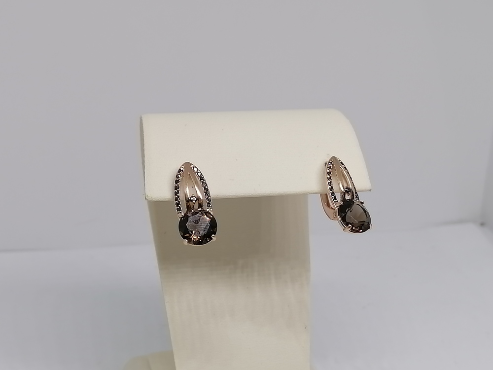 СЕРЬГИ С КАМНЯМИ (Au 585)