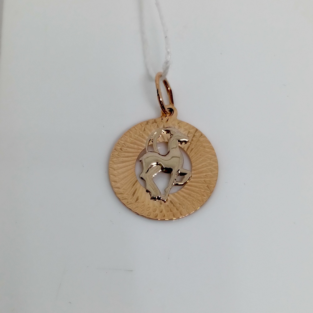 ПОДВЕСКА ЗНАК ЗОДИАКА КОЗЕРОГ Au 585