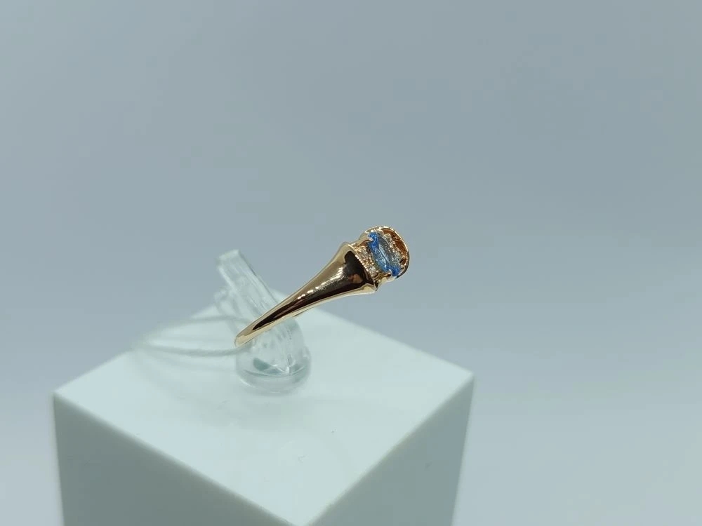 КОЛКМИ585 КОЛЬЦО С КАМНЯМИ (Au 585)