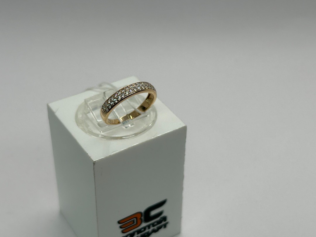 КОЛЬЦО С КАМНЯМИ (Au 585)