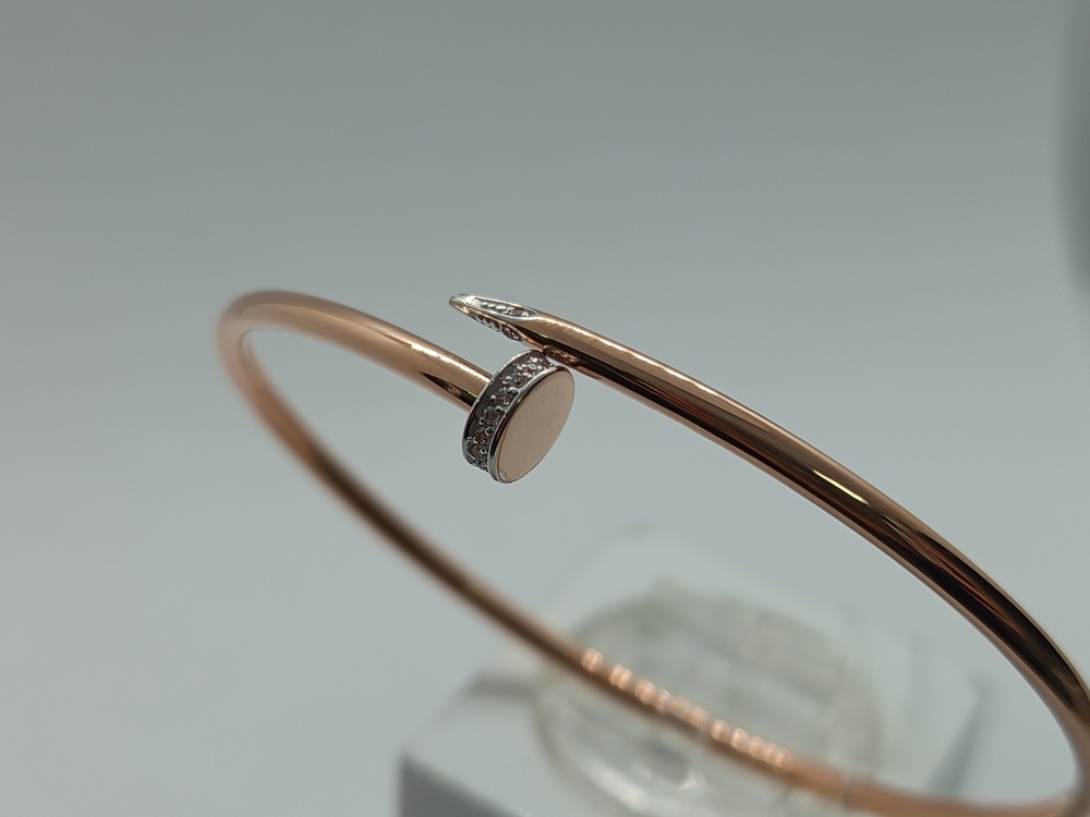 БРАСЛЕТ ЖЕСТКИЙ с камнями (Au 585)