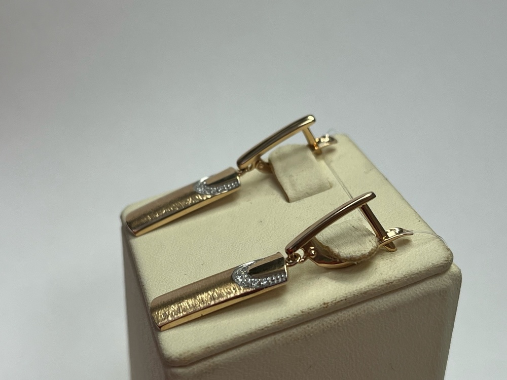 СЕРЬГИ С КАМНЯМИ (Au 585)