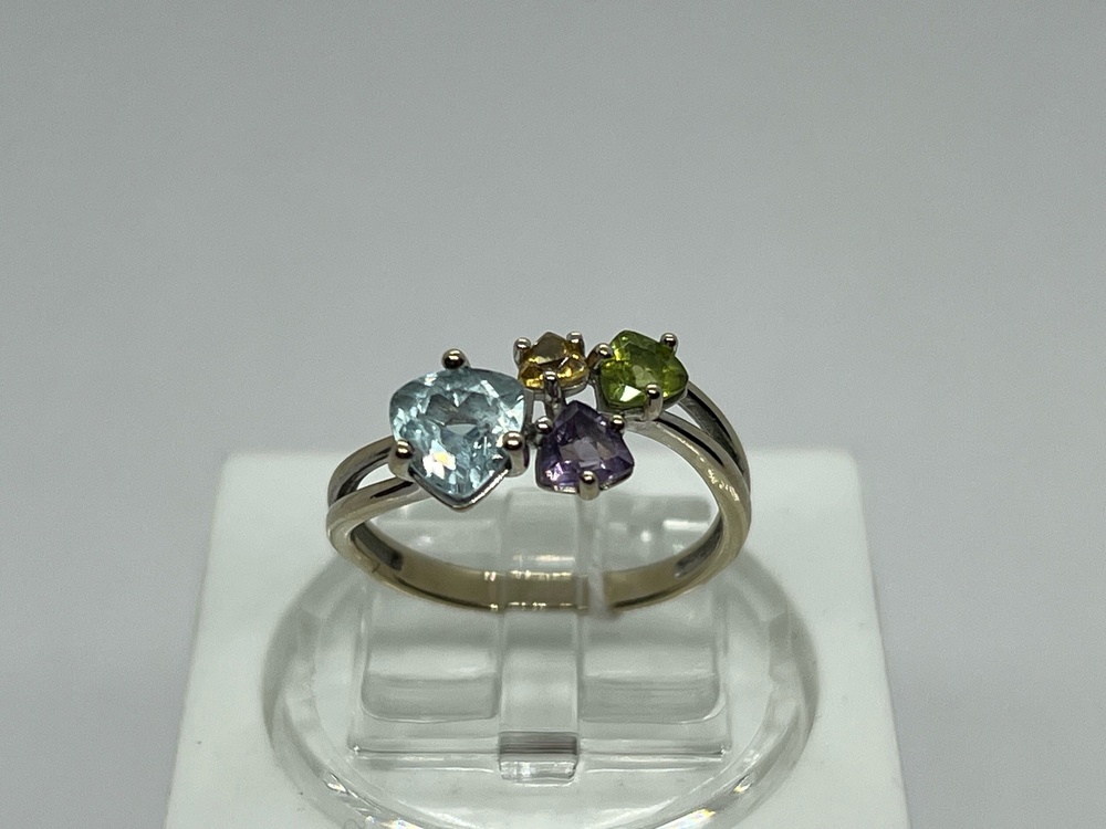 КОЛКМИ585 КОЛЬЦО С КАМНЯМИ (Au 585)