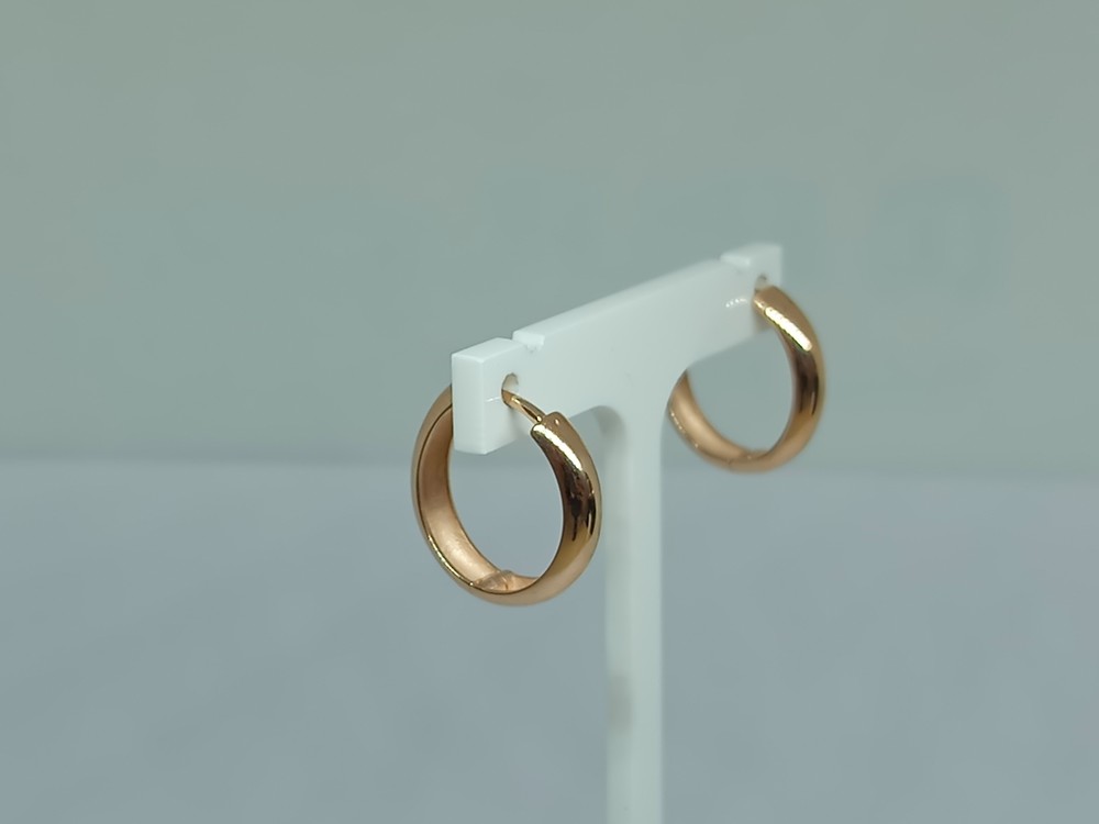 СЕРЬГИ КОНГО без камня (Au 585) СЕРЬГИ КОНГО без камня (Au 585)