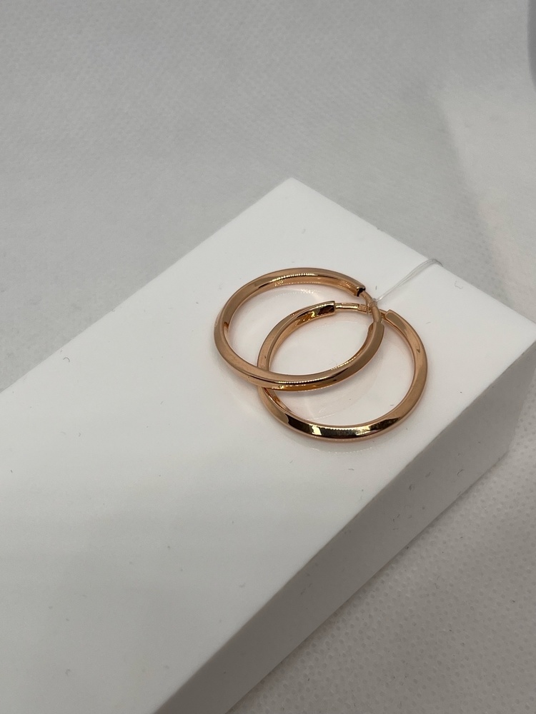 СЕРЬГИ КОНГО без камня (Au 585)