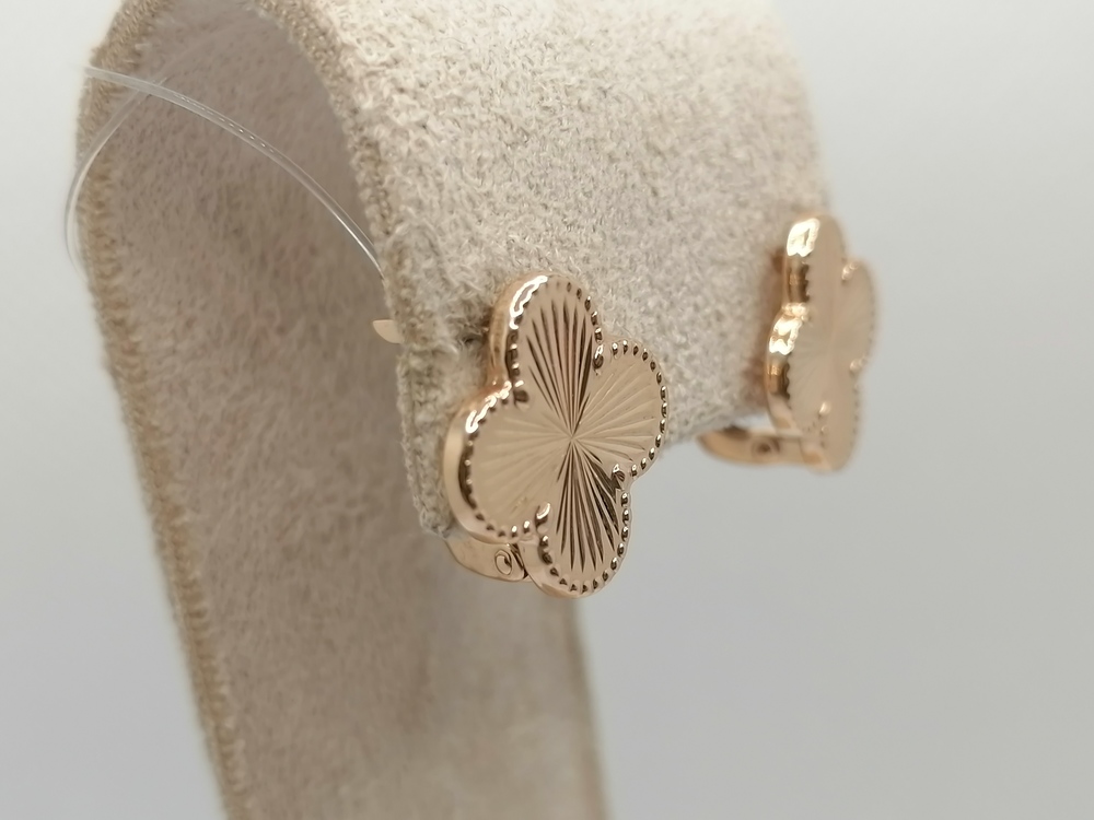 СЕРЬГИ БЕЗ КАМНЯ (Au 585)