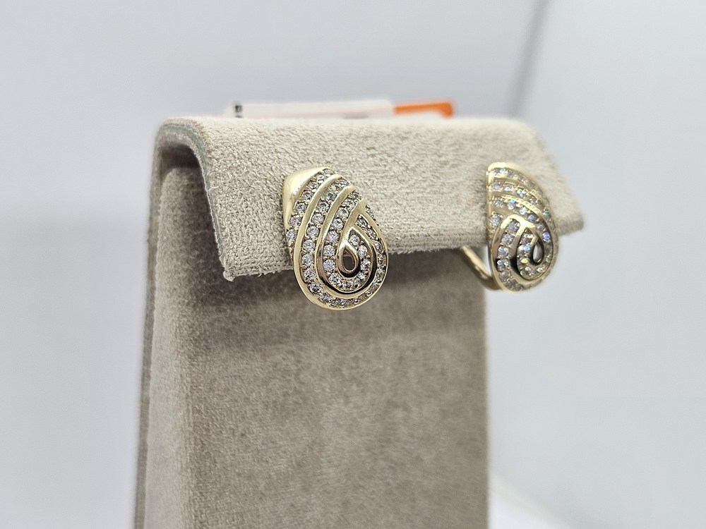 СЕРЬГИ С КАМНЯМИ (Au 585)