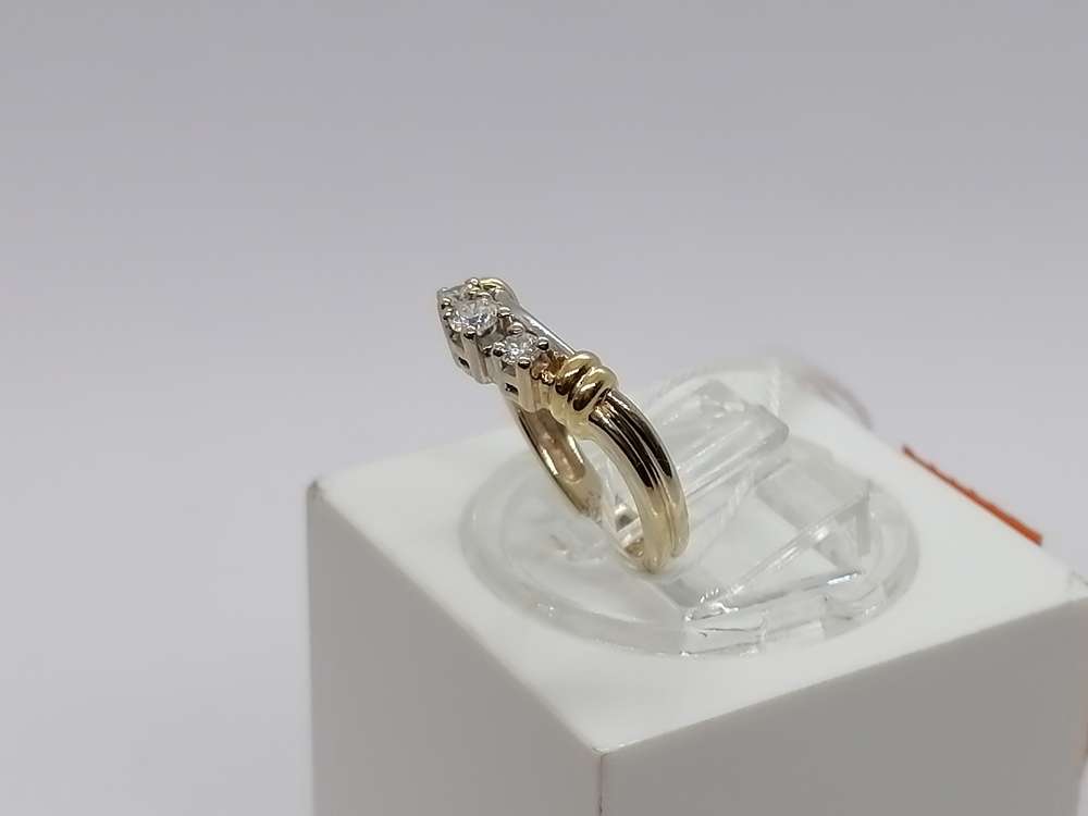 КОЛЬЦО БРИЛЛИАНТ Au 750