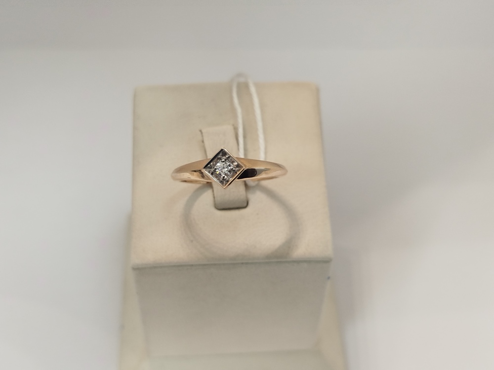 КОЛЬЦО С КАМНЕМ (Au 585)