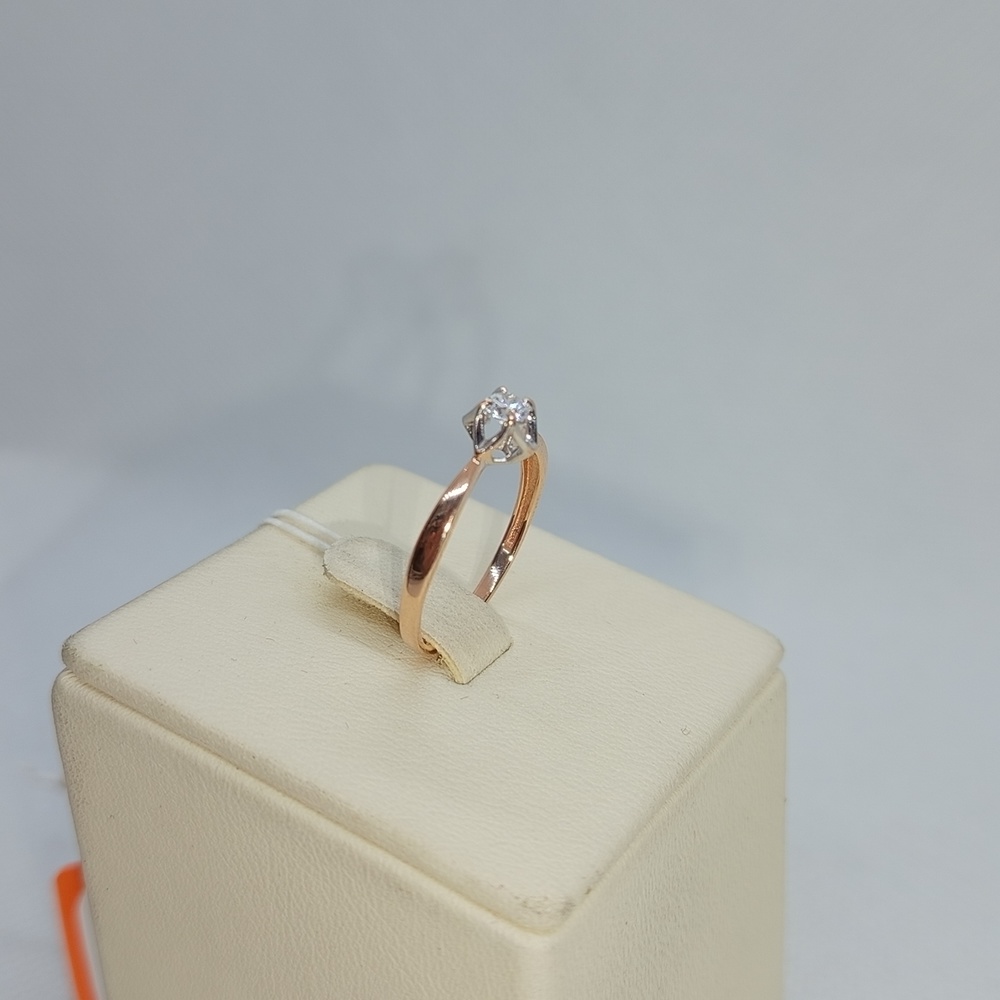 КОЛКМ585 КОЛЬЦО С КАМНЕМ (Au 585)