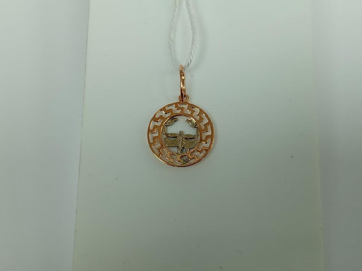 ПОДВЕСКА ЗНАК ЗОДИАКА СКОРПИОН Au 585