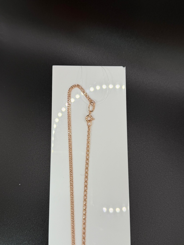 ЦЕПЬ ПУСТОТЕЛАЯ Ромб двойной (Au 585)