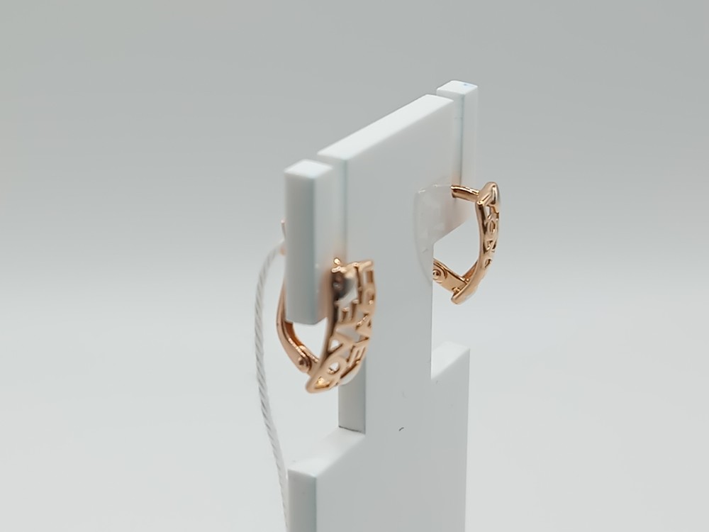 СЕРЬГИ БЕЗ КАМНЯ (Au 585)