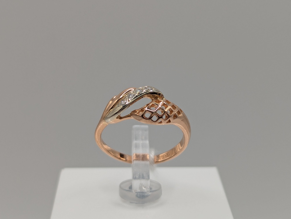 КОЛКМИ585 КОЛЬЦО С КАМНЯМИ (Au 585)