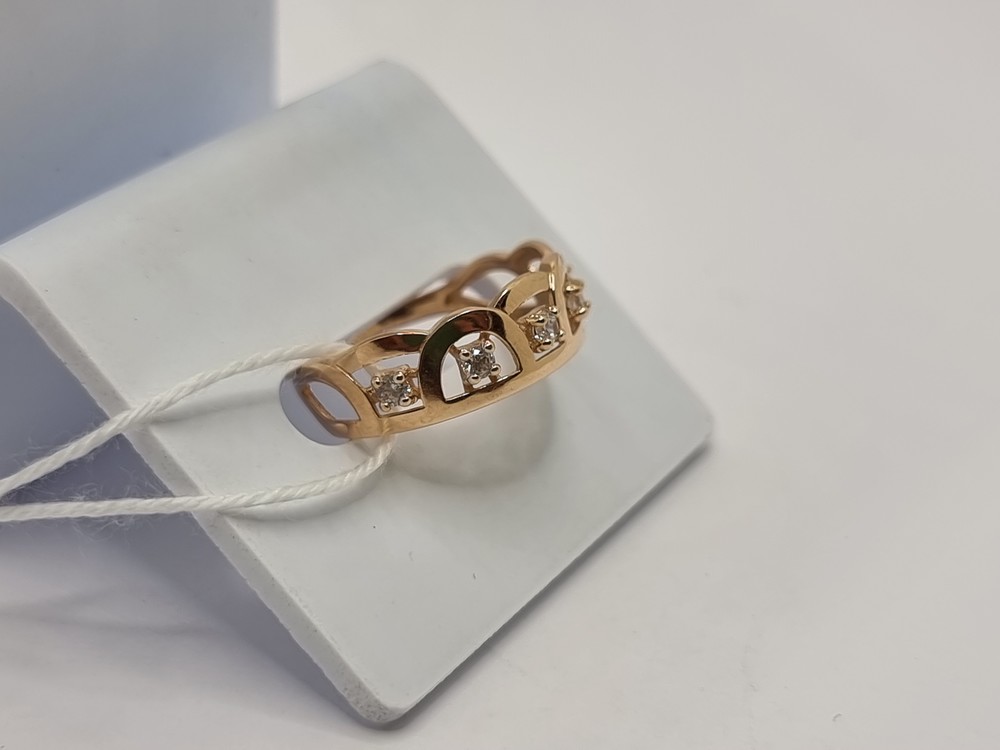 КОЛКМИ585 КОЛЬЦО С КАМНЯМИ (Au 585) КОЛКМИ585 КОЛЬЦО С КАМНЯМИ (Au 585)