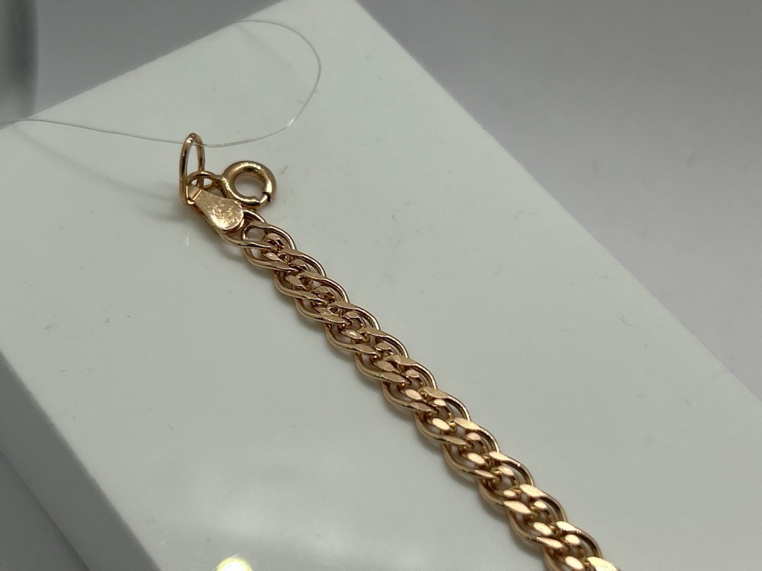 БРАСЛЕТ ПУСТОТЕЛЫЙ Нона (Au 585)