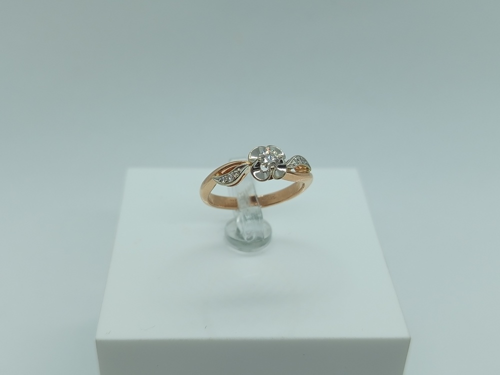 КОЛЬЦО БРИЛЛИАНТ Au 585