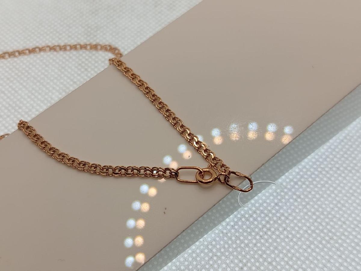 ЦЕПЬ ПУСТОТЕЛАЯ Бисмарк (Au 585)