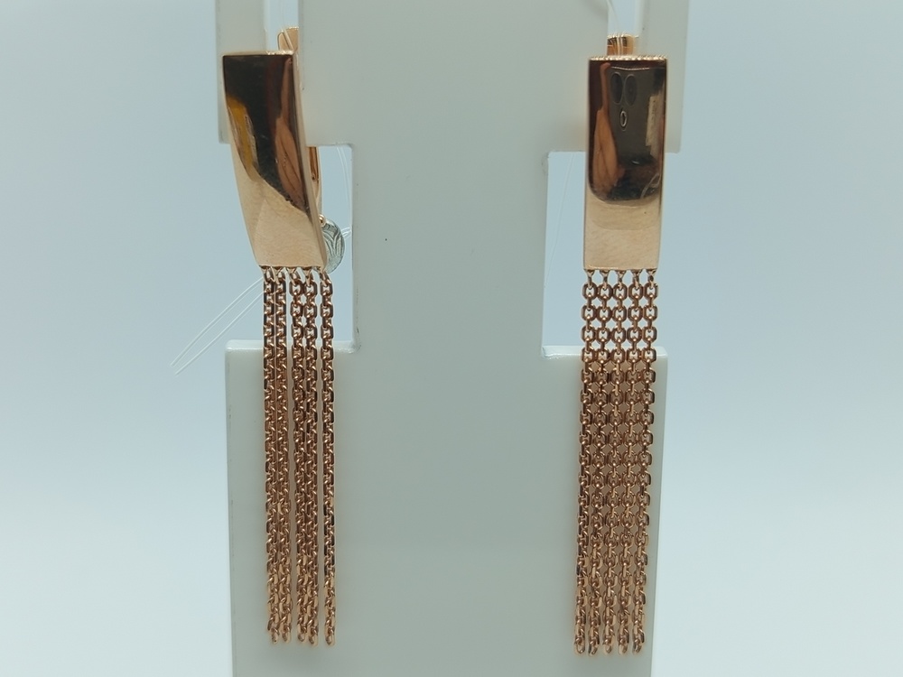 СЕРЬГИ БЕЗ КАМНЯ (Au 585)