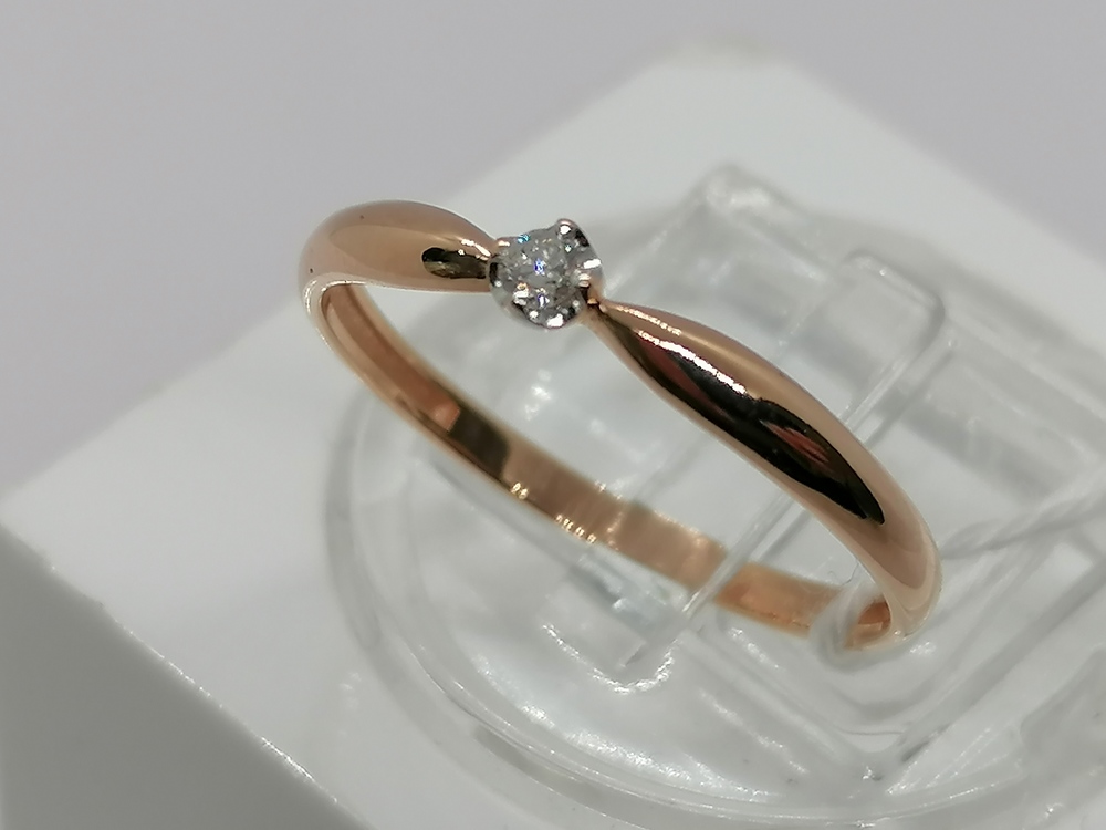 КОЛЬЦО БРИЛЛИАНТ Au 585