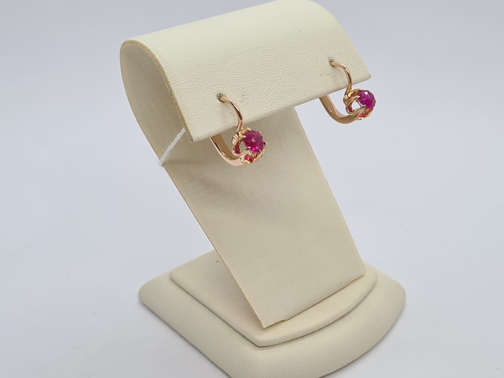 СКМ583 СЕРЬГИ С КАМНЕМ (Au 583) СКМ583 СЕРЬГИ С КАМНЕМ (Au 583)