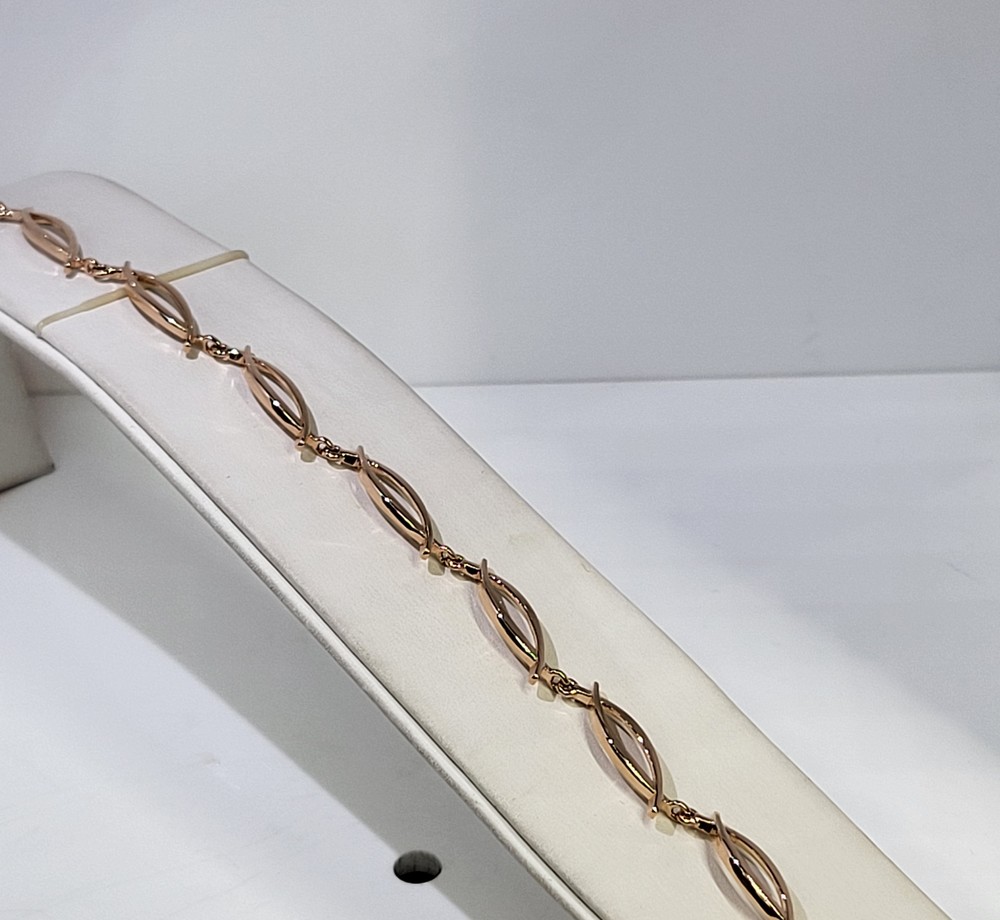 БРАСЛЕТ ПОЛНОВЕСНЫЙ Фантазия Au 585