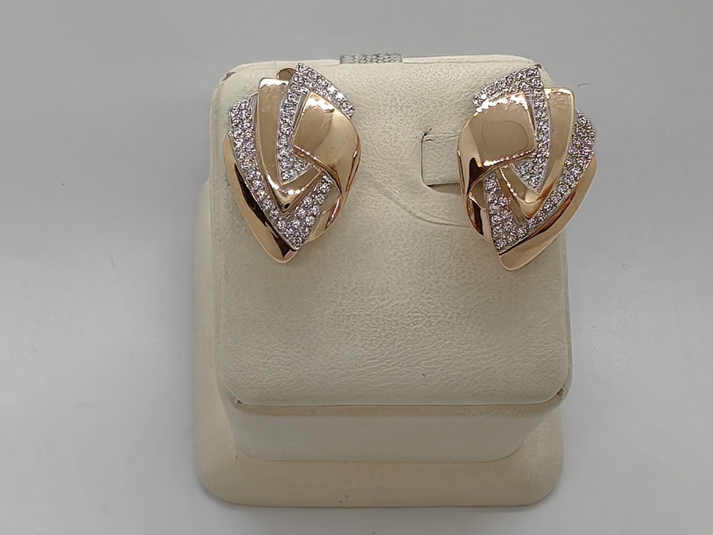 СЕРЬГИ С КАМНЯМИ (Au 585)