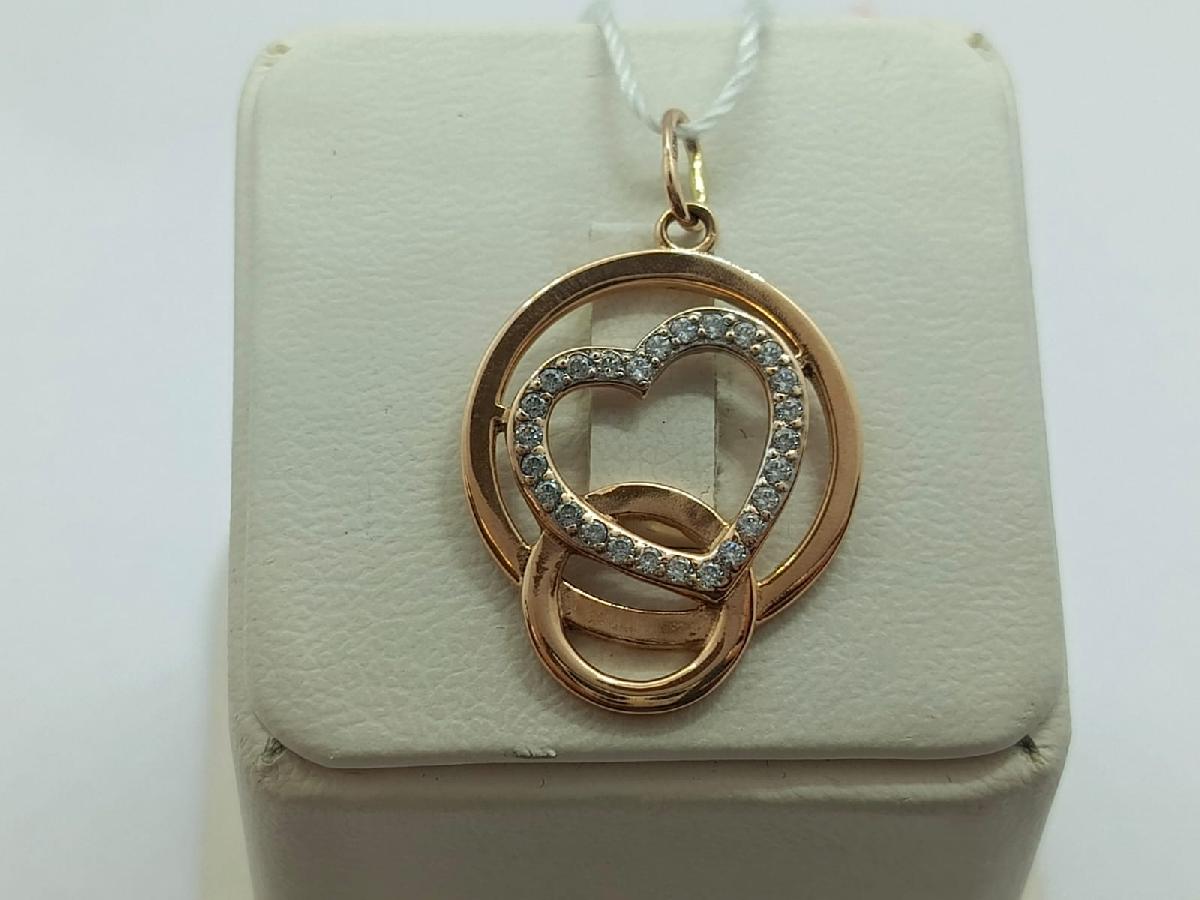 ПОДВЕСКА С КАМНЯМИ (Au 585)