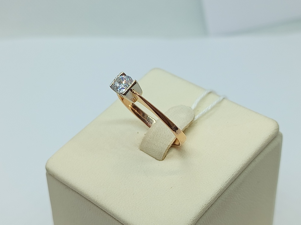 КОЛЬЦО С КАМНЕМ (Au 585)