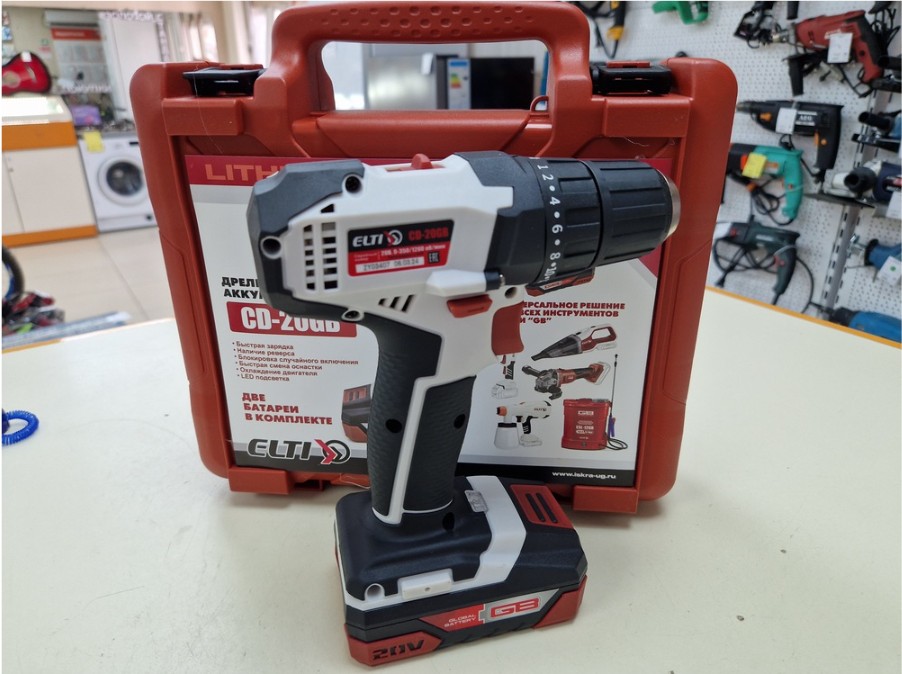 Шуруповерт ELTI CD-20GB