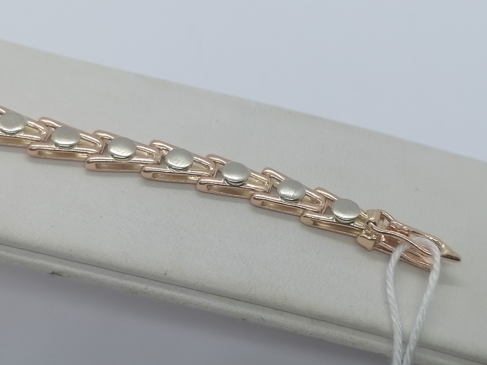 Б585 БРАСЛЕТ С КАМНЯМИ (Au 585)