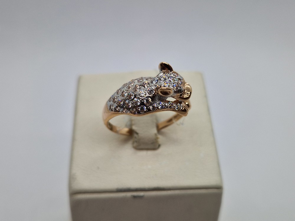 1300 КОЛЬЦО С  КАМНЯМИ (Au 585)