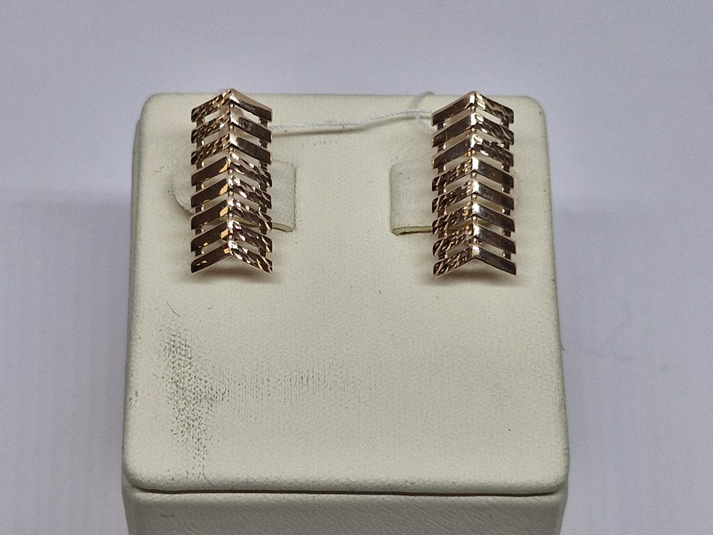 СЕРЬГИ БЕЗ КАМНЯ (Au 585)