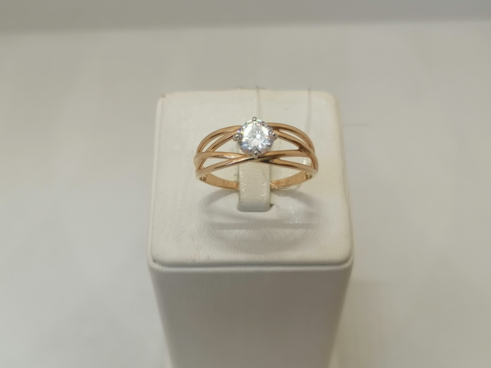 КОЛЬЦО С КАМНЕМ (Au 585)