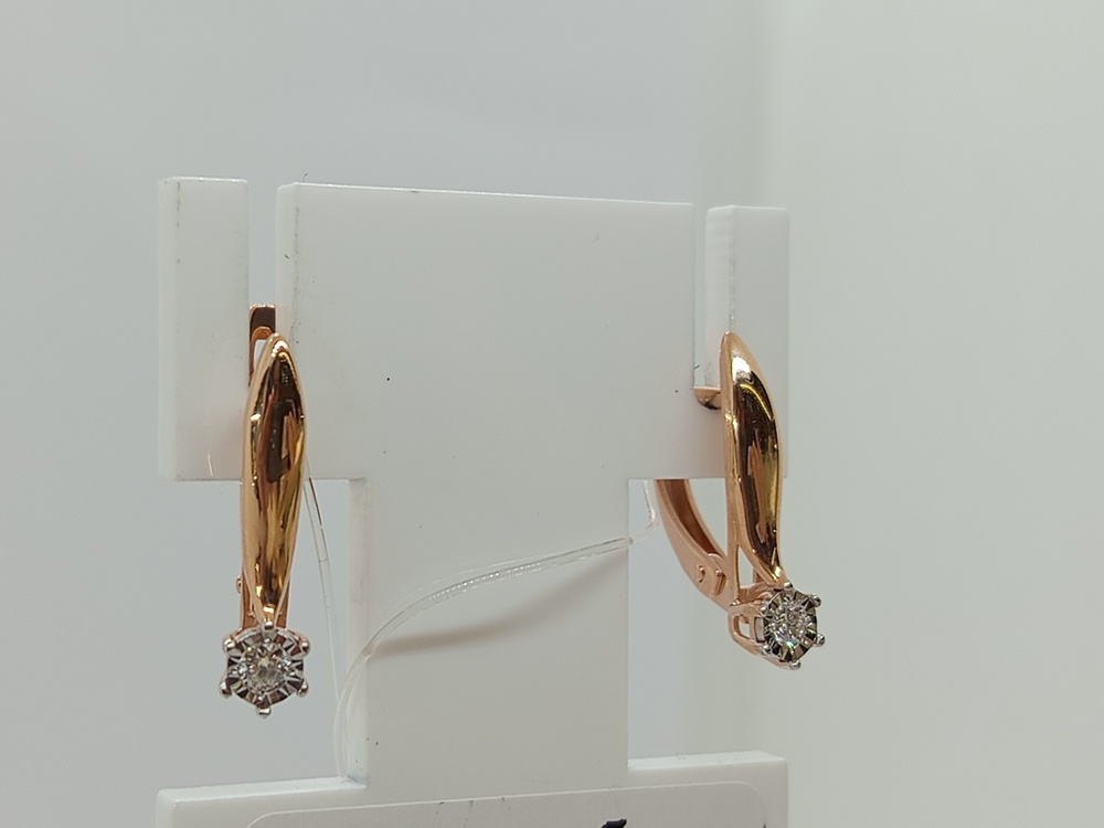 СЕРЬГИ БРИЛЛИАНТ (Au 585)