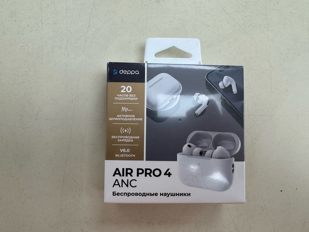 Наушники беспроводные Deppa 44231 Air Pro 4 ANC