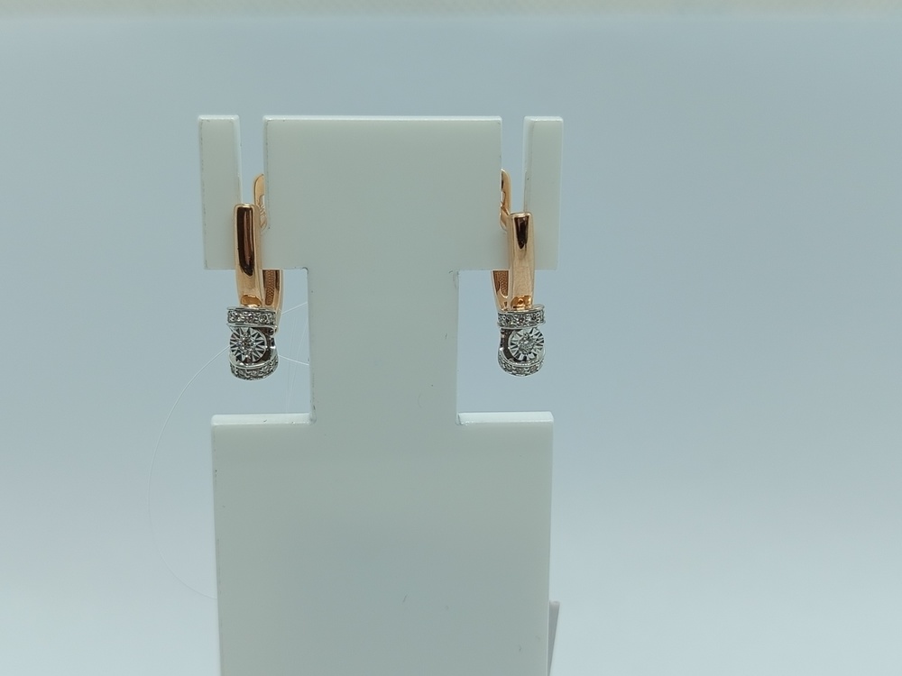 СЕРЬГИ БРИЛЛИАНТ (Au 585)